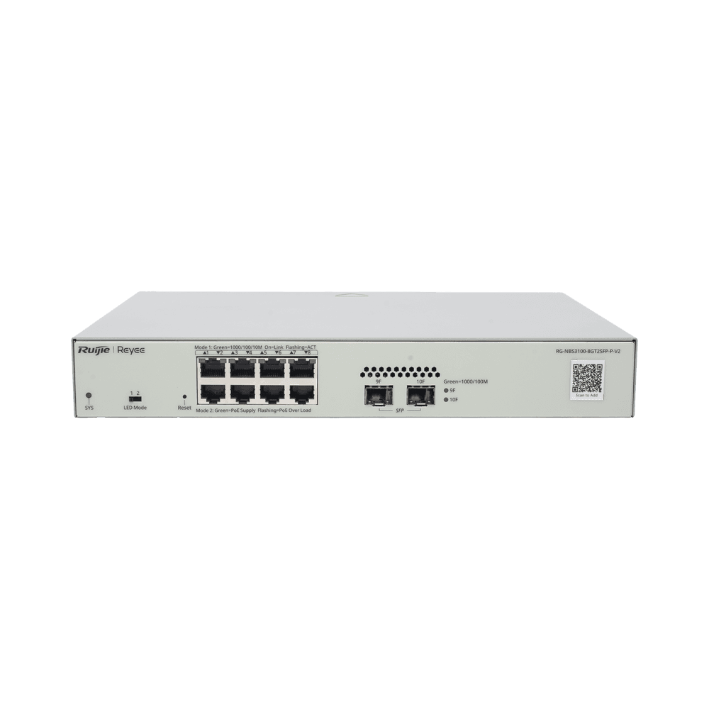 Reyee RG-NBS3100-8GT2SFP-P-V2