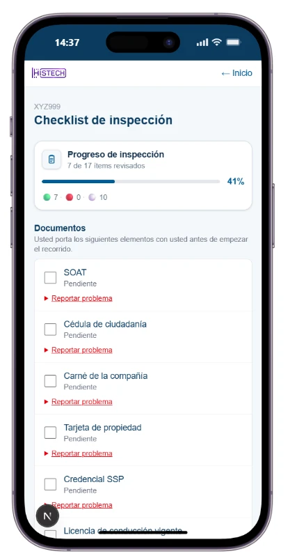 Seguridad Vial y PESV — 3. Documentos del conductor