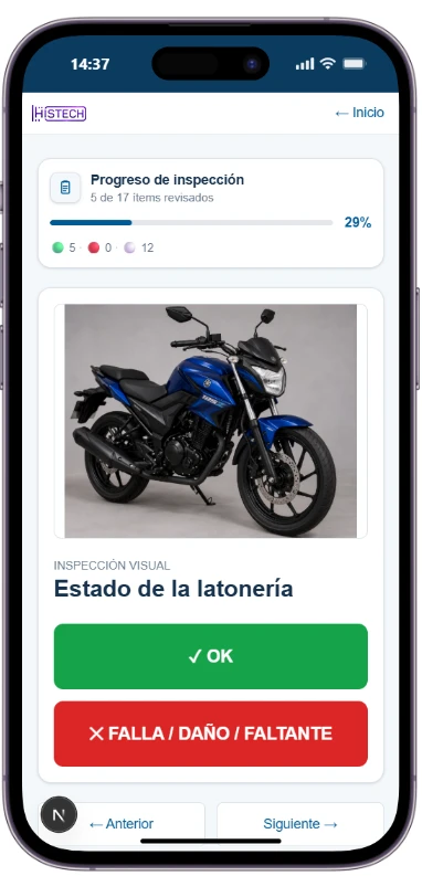 Seguridad Vial y PESV — 2. Revisión visual guiada
